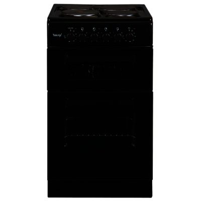 Teknix TK50TEB 50cm Twin Cavity Electric Cooker in Black Teknix TK50TEB 50cm Twin Cavity Electric Cooker in Black